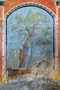 Oplontis Villa of Poppea - Calidarium, Hercules in the Garden of the Hesperides Royalty Free Stock Photo